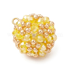 Подвески из гальванического стекла&nbsp;PALLOY-MZ00879-03