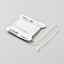 Чистый шелковый шнур&nbsp;LS-OCOR-WH20019-02B