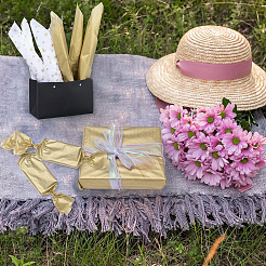 32шт 2-х видовая прямоугольная бумажная упаковка для букета&nbsp;DIY-GF0011-31