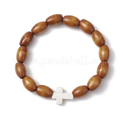 12шт. набор из крашеных синтетических и натуральных драгоценных камней и бусин из натурального дерева для женщин и мужчин BJEW-JB11564