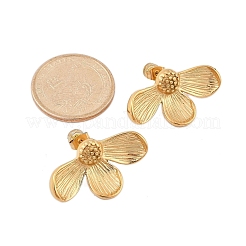 Серьги-гвоздики из нержавеющей стали 304 для женщин EJEW-B114-05G