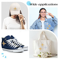 120 шт. 2 цвета компьютеризированная вышивка ткань утюгом / пришить патчи&nbsp;DIY-MA0006-80