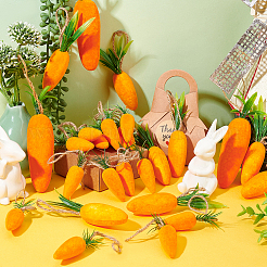 45 шт. 3-х стильный подвесной декор из флокированной пены HJEW-GL0001-03