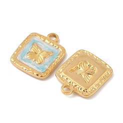 Подвески из нержавеющей стали 304 с эмалью STAS-U057-18G