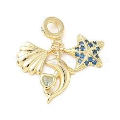 Стойки обшивки латунь микро проложить Циркон подвеску&nbsp;KK-M309-32G