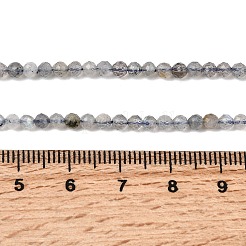 Природные лабрадорита бисер нитей G-RM250104-E8