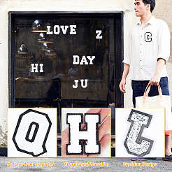 Ткань серии алфавита гладить/пришивать нашивки PATC-FG0001-57