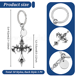 10шт. брелки из сплава&nbsp;KEYC-PH01592