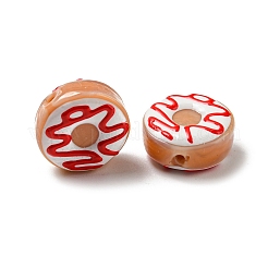 Нити эмалевых бусин лэмпворк ручной работы LAMP-A001-F05