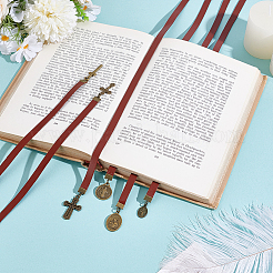 6шт закладки из воловьей кожи AJEW-HY00014