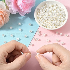 Перламутровые непрозрачные акриловые бусины&nbsp;OACR-YW0003-70A