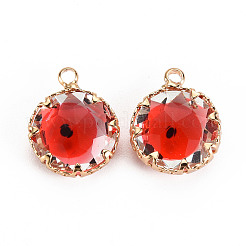 Прозрачные стеклянные подвески&nbsp;LS-GLAA-S193-004D