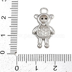 Латунные микро проложить кубического циркония подвески KK-I352-31P