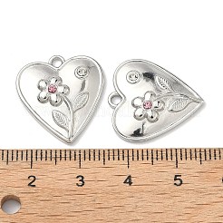 Подвески из нержавеющей стали 304 со стразами&nbsp;STAS-L308-09P