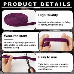 Лента из смеси хлопка и шелка для украшения рукояти меча&nbsp;OCOR-WH0085-72A