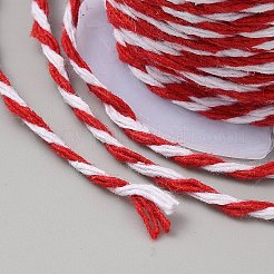 10м двухцветный хлопковый витой шнур&nbsp;OCOR-TAC0023-13A