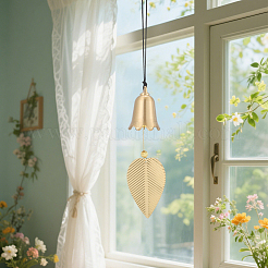 Латунные подвески-колокольчики&nbsp;HJEW-WH20816-010G-C