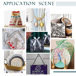 2 рулон 2-х цветной 3-слойной полиэфирной веревки OCOR-PH0001-56