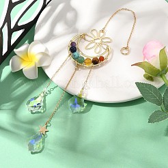 Чакра натуральные и синтетические драгоценные камни HJEW-TA00287