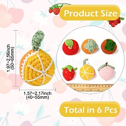 1 набор 6-х цветных сумок с фруктами&nbsp;ST-CJ0028-07