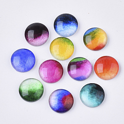 Flatback стеклянные кабошоны для поделок проектов GGLA-S047-05