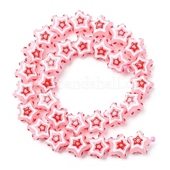 Стеклянные эмалевые бусины GLAA-B033-02A