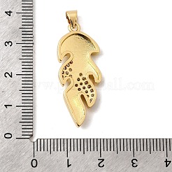 Латунные микро проложить кубического циркония подвески&nbsp;KK-I360-005G-01