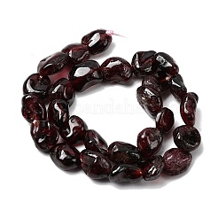 Гранат природный бисер нитей G-P601-A10-02