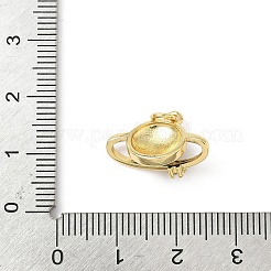 Латунные микропроволочные кубические циркониевые подвески из эмали&nbsp;KK-L239-022G