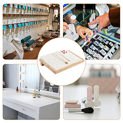 Деревянные подносы дисплея организатора ожерелья наклонной задней части NDIS-WH0006-17