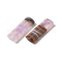 Подвески из натурального аметиста и кружевного агата&nbsp;G-A244-07C