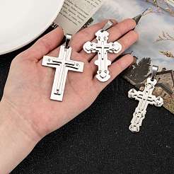 Большие подвески из не тускнеющей нержавеющей стали марки 304 STAS-I002-M06