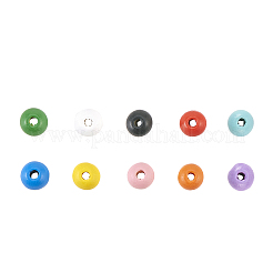 Крашеные натуральные деревянные бусины&nbsp;WOOD-CJ0001-11