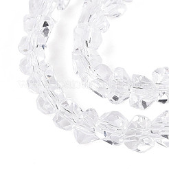 Прозрачные стеклянные бусины&nbsp;GLAA-N018-4mm-09