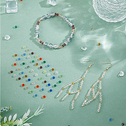 1800шт 12 цвета прозрачные стеклянные бусины нити EGLA-DC0001-02