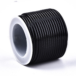 Воском полиэфирные шнуры YC-R004-1.5mm-12