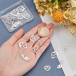 20 шт. 5 подвески ко Дню матери из нержавеющей стали 201 и нержавеющей стали 304 STAS-PH0003-97