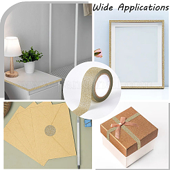 8 рулон блестящей клейкой пластиковой ленты&nbsp;DIY-CP0011-84A