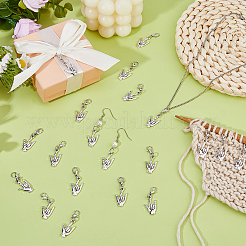 60 шт. рок-жест подвеска из сплава украшения&nbsp;HJEW-DC00111