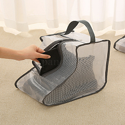 2 шт. 2-цветные полупрозрачные водонепроницаемые сумки для хранения обуви из ПВХ на молнии&nbsp;ABAG-LP0001-98