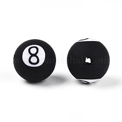 Бусины из полимерной глины ручной работы 8 шарик&nbsp;CLAY-N014-02B-05