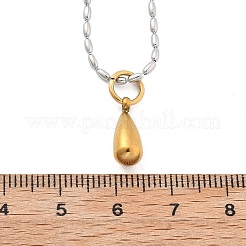 Геометрические подвески из нержавеющей стали 304 для женщин NJEW-S439-04C-GP