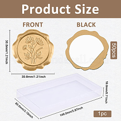 50шт. клейкие восковые наклейки DIY-CA0006-16D