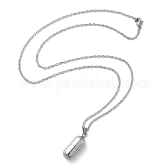 Ожерелья в форме флаконов духов из нержавеющей стали 304&nbsp;STAS-Z106-01P