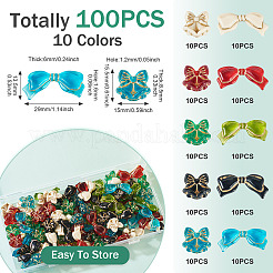 100шт 10 стиля прозрачные акриловые бусины MACR-TA0002-21