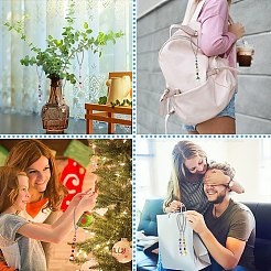 7 шт чакра тема сглаза бабочка гриб кулон украшение HJEW-SW00009