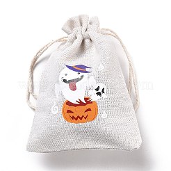Хеллоуин мешочки для хранения хлопчатобумажной ткани&nbsp;LS-ABAG-M004-01Q
