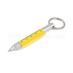 Алюминиевая практичная ручка-брелок 6 в 1&nbsp;AJEW-R004-01P-02