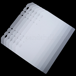 Разделители индексов из полипропиленового пластика&nbsp;AJEW-WH20020-315A