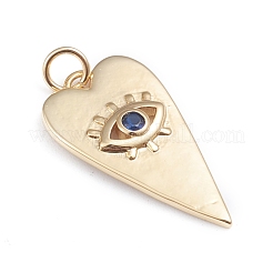 Латунные микро проложить кубического циркония подвески ZIRC-I042-01C